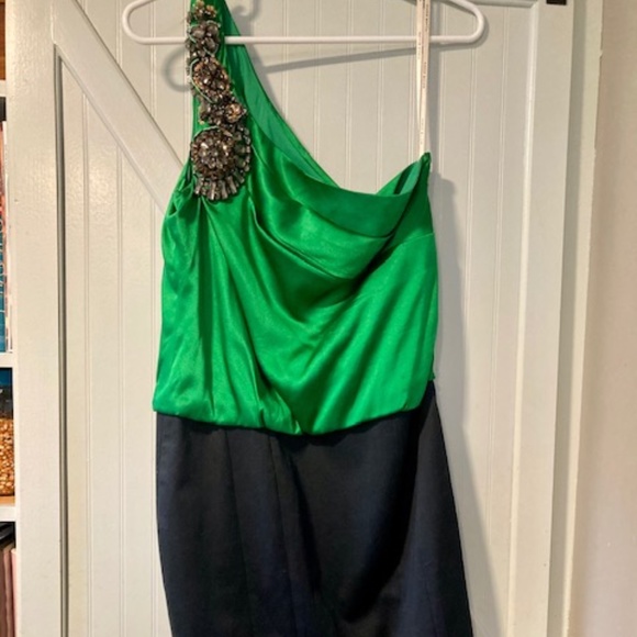Karen Millen Dresses Karen Millen Emerald Cocktail Dress Poshmark